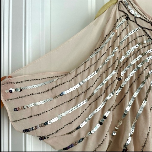 NWT Bebe Mini Dress Sequin Dolman Sleeve Cocktail Holiday Party Clubwear Date XS - Picture 5 of 8